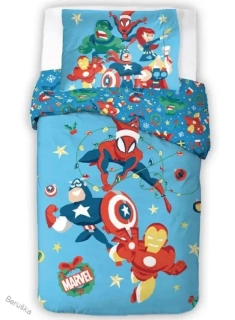 Dětské povlečení Avengers Vánoční Jízda