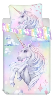 POVLEČENÍ Jednorožec Pastel Rainbow