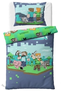 Dětské povlečení Minecraft Vzhůru do Boje