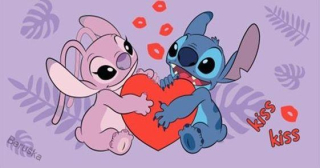 OSUŠKA - OSUŠKY Lilo and Stitch Kiss