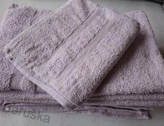 Froté osuška * světlonce fialová 90 x 50 akce
