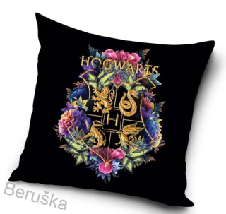  Povlak na polštářek Harry Potter Hogwarts Erb
