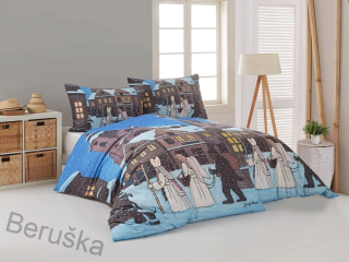 Povlečení LADA - digital tisk - MIKULÁŠ, ANDĚL A ČERT