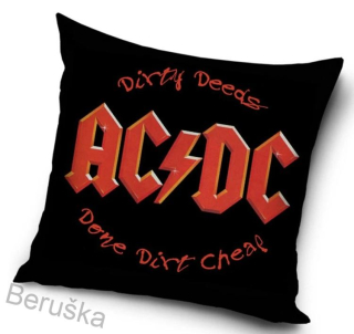 Povlak na polštářek AC/DC Dirty Deeds