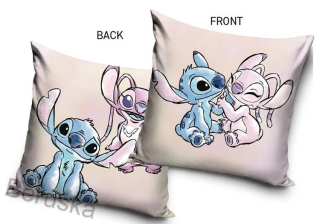 Dětský povlak na polštářek Lilo a Stitch Něžné Pohlazení