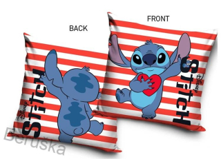 Dětský povlak na polštářek Lilo a Stitch Srdce Plné Radosti