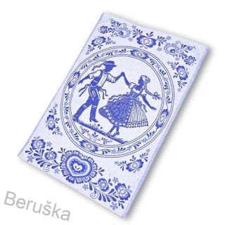 UTĚRKA ŽAKÁRSKÁ FOLKLÓR 50x70 modrá