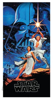  Dětská osuška Star Wars Luke Skywalker a Princezna Leia