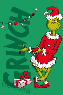 DEKA mikroflanel 100 x 150 Grinch Presents