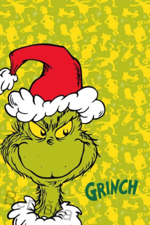 DEKA mikroflanel 100 x 150 Grinch