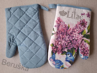 Chňapka * chňapky * Rukavice kuchyňská Šeřík Lilac