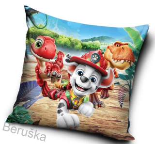 Velurový povlak na polštářek Tlapková Patrola Dino v Akci