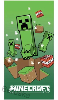  Dětská osuška Minecraft Útok Creeperů