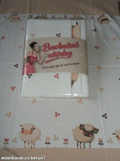 bavlněné utěrky SLEEP WELL® for HOME   3ks - OVEČKA