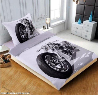POVLEČENÍ fototisk 3D efekt CHOPPER 